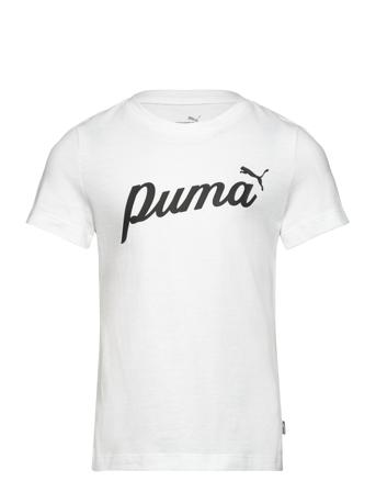 Ess+ Script Tee G PUMA White