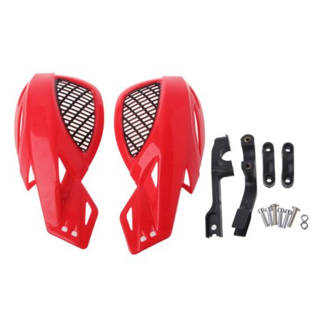 2 kpl moottoripyörän käsisuojat Honda, Yamaha, Suzuki, KTM ATV Dirt Bike Scooter polkupyörän käsisuojat Punainen