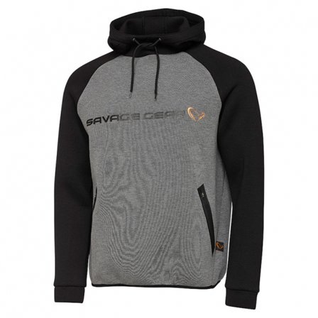 Savage Gear Tec-Foam Hoodie Dark Grey Melange - L