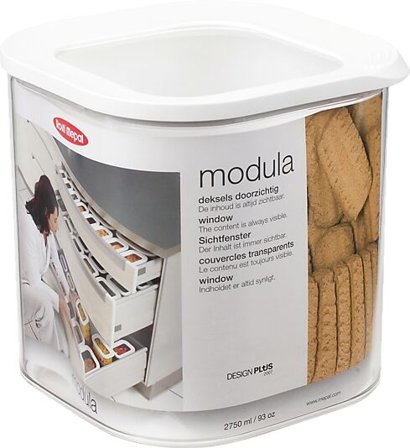 MEPAL Husholdningsboks Modula Klar Square 2,75L