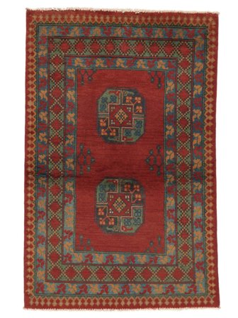 Handknuten Afghan Fine Matta 97X151