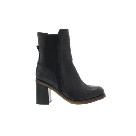 Floris van Bommel cremoni 01.02 black , Zwart , Dames , Maat: 41 EU Enkellaarsjes