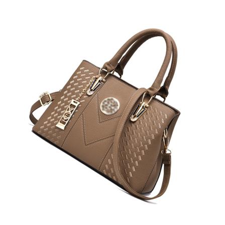 Kvinna Pu Axelväska Tote Case Handväskor Arrangörer Messenger