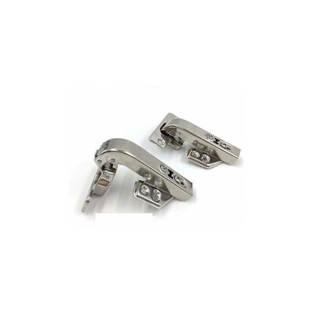 [2 stk.] Skabslågehængsel 180 graders hængsel 90 graders skabshjørnehængsel blødt lukkende hængsel [4 huller]