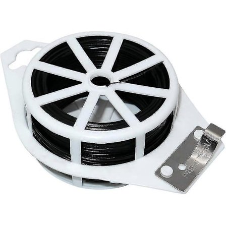 100 m Sorte Havebindere Blød Snor Plante Twistbånd Støttetråd med Klipper