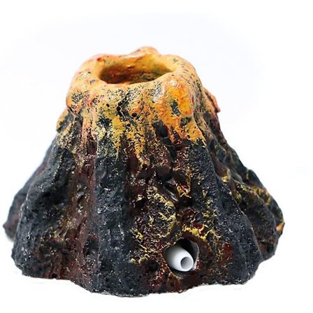 Akvarie Vulkan Form & Boble Sten Iltning Pumpe Akvarie Ornament