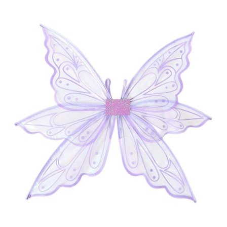 Fevvinger for voksne og barn, sommerfuglfevinger, glitrende, lette fevinger