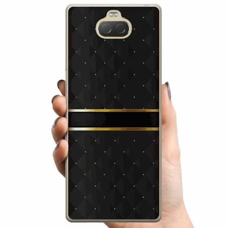 Sony Xperia 10 Plus Tpu Mobilskal Golden Stripes