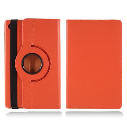 Lenovo Tab M10 HD Gen 2 360 graders roterbart lærveske - Oransje