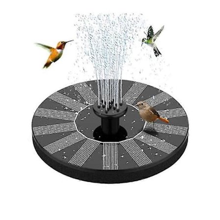 Solcellsdriven fontän, solcellsdriven dammpump med solcellsvattenpump Solcellsdriven flytande fontänpump för trädgårdsdamm Fontän Fågelbad Akvarium [