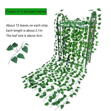 12 kunstige vinstokker falske eføyblader kunstig eføy