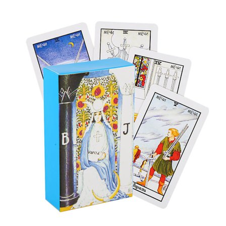 Full Russian Rider Waite Tarotkort Divination Cards
