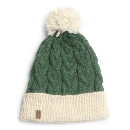 Egos Strik hue i Grøn Grøn, Dame Huer Hatte og kasketter, Størrelse: ONE Size