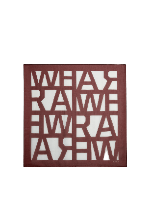 Wera Mönstrad scarf i modal CILLA Halsdukar & scarves Rosa ONESIZE