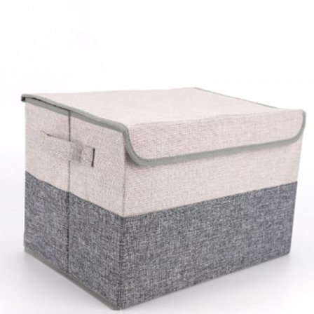 Förvaringslådor med lock 1-pack Fällbara förvaringslådor med L