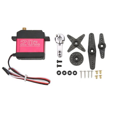Motor Servo 270 Grader 20kg Vanntett Høy Torsjon Presis Digital Servo DS3218MG for 1/10 1/8 RC Bil Lastebil Båt
