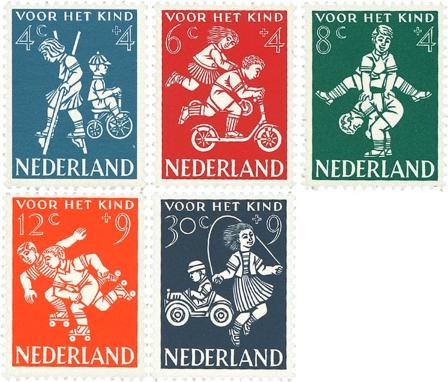 Holland 1958 - NVPH 715-719 - Postfrisk