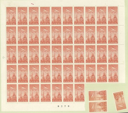 Danmark - AFA 217 postfrisk, 50 stk.