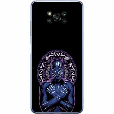 Xiaomi Poco X3 Pro Genomskinligt Skal Black Panther: Wakanda F