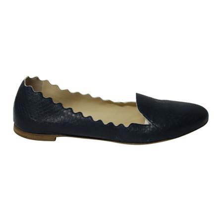 Chloé Pre-owned Pre-owned Flats Blå, Dame Vintage Sko, Størrelse: 37 EU