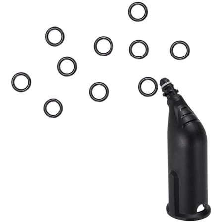 10 kpl kumisia O-rengastiivisteitä Karcher SC2 SC3 SC4 SC5 CT10 -höyrypesuriin (musta)