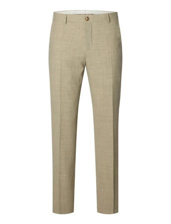 Slmslim-Oasis Linen Trs Noos Beige Selected