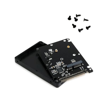 Msata till 2,5 tums 44pin Ide Hdd Ssd Adapter Msata till Pata Converter Adapter Kort med case