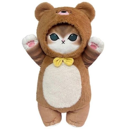 Kawaii Cat Mofusand Plussj 50cm Søt Tegneserie Dyr Plussj Katt Myk Stoppet Dukke Fluffy Stoppet Pute Puter Leke Barn Gave - WELLNGS