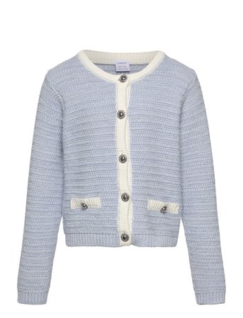 Sweater Knitted Jacket Blue Lindex
