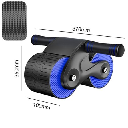 ABS Wheel Roller Automatisk Rebound Buke Stum Buke Roller Training Tränare Armmuskler Kroppsbyggande Fitness