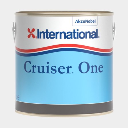 Self-polishing copper-based antifouling paint International Cruiser One, 0.75 litre - black