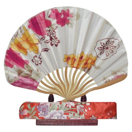 Vifte - Sterk skallformet med etui - Hvit/RØD