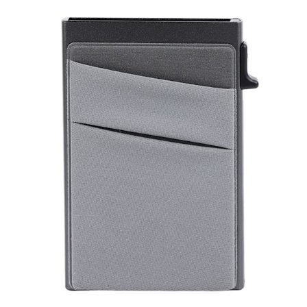 Herr Slim Card Holder Plånbok Säker Skydd Card Holder Sida Push Aluminiumlegering Slim Minimalistisk Plånbok Väska Fri Storlek