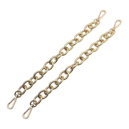 2 stk 30 cm Håndveske Kjede Antik Kreativt Håndtak Tilbehør Veske Rem Tilbehør Erstatningsjern Kjede For Håndveske IC