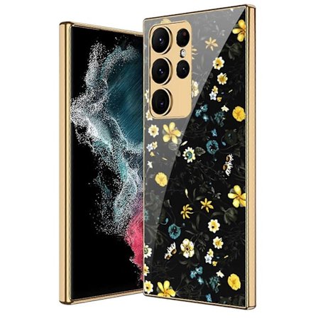 Elektropläterad Målad Skal för Samsung Galaxy S23 Ultra / S23 Plus / S23 Fodral-WELLNGS