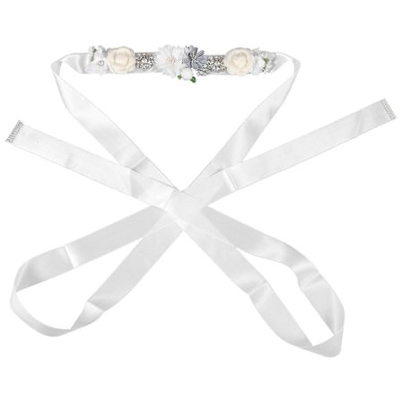 Morsiuspuku Vyö Hää Nauha Vyö Koristeellinen Kukka Vyö Hää Vyö Helmi Kukka Vyö