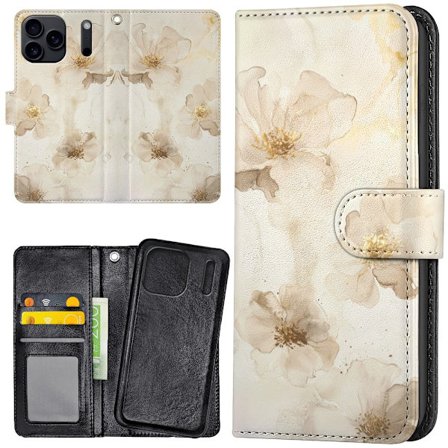 iPhone 17 Pro - Plånboksfodral/Skal Flowers