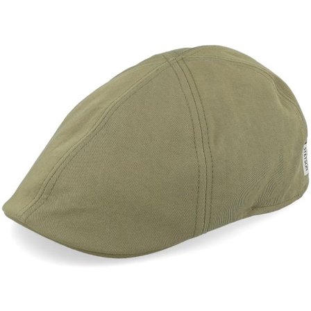 Stetson - Grön flatcap Keps - Texas Cotton Olive Flat Cap @ Hatstore