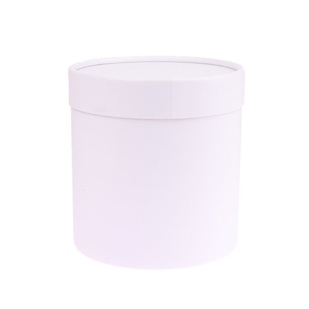 1st Flower Box Rose Bukett Boxes Rund Box for Flower Arrangem Pink