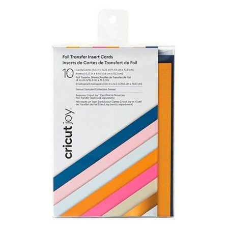 Lykønskningskort - Cricut - Joy - Kortindlæg - x10 - Hvid