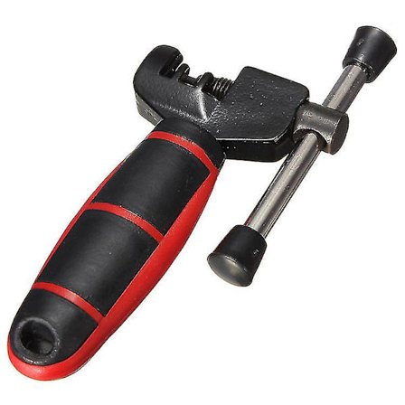 Maastopyörän Ketjunpysäyttäjä Ketjunlyöjä Ketjunpoisto Ketjun työkalu Pyörän korjaustyökalujen sarja (1 kpl, musta punainen)