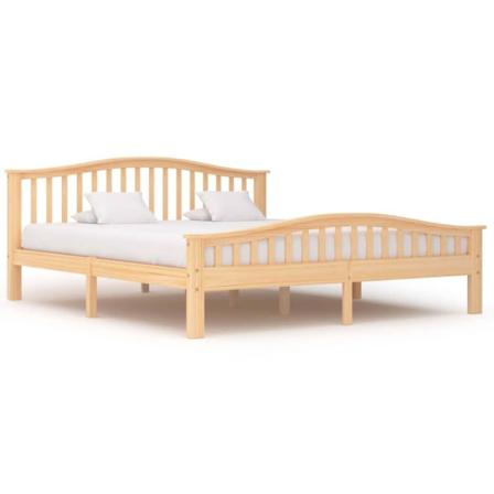 Vidaxl Sängram Med 4 Lådor Massiv Furu 180x200 Cm Brun