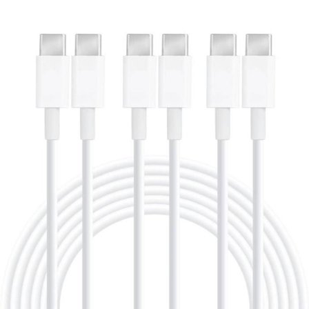 [Lot-3] Snabbt USB-C till USB-C laddningskabel 20W för iPhone 17, 17 Pro, 16 Plus, 16e, iPhone 15, 15 Plus, 15 Pro, 15 Pro Max - 1M