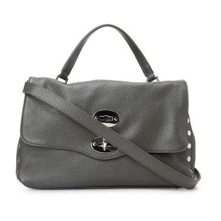 Zanellato, Handbags Grijs, Dames, Maat:ONE Size,leer