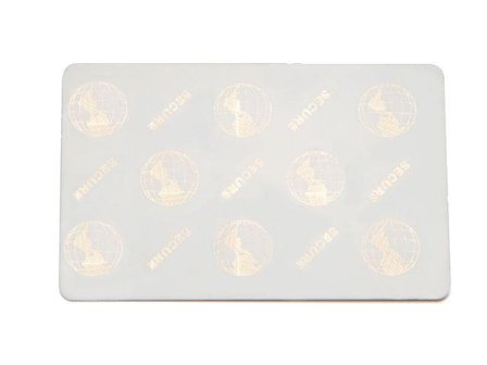 Zebra TrueSecure "Peel 'n' Stick" - Lamineringsfilm