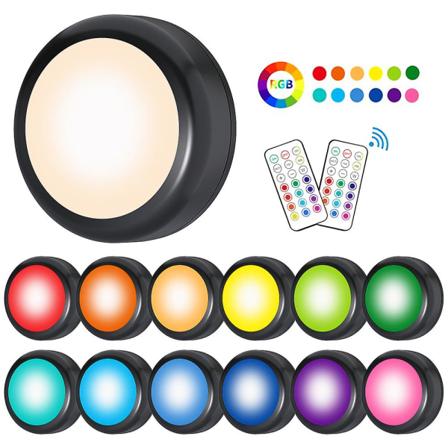 Fjärrstyrd Dimbar Timer Pucklampa Gränsöverskridande Färgrik Skåpsbelysning Festlig Atmosfär Tryck Sign In Pat Ljus