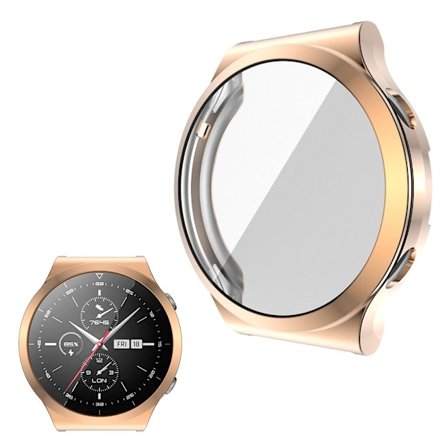 Huawei Watch GT 2 Pro lasitettu kehys - Ruusukulta