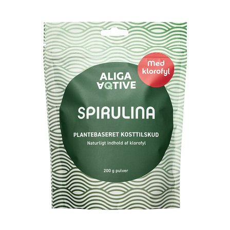 Aliga Aqtive Spirulina 200 g, Helse & Madvarer, Ingredienser, Spirulina