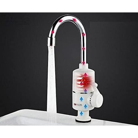 Elektrisk kran för diskho-armatur+varm kall blandare g1/2vatten nedanför