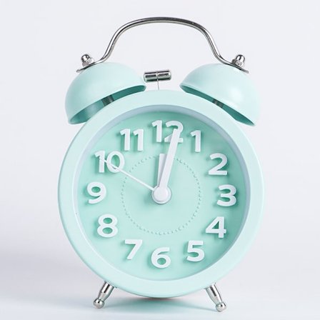 Pilife 3" Sød Mini Ikke-tikkende Vintage Klassisk Analog Vækkeur Til Tungsøvnere Med Baggrundsbelysning, Batteridrevet Vækkeur (3d Lilla)